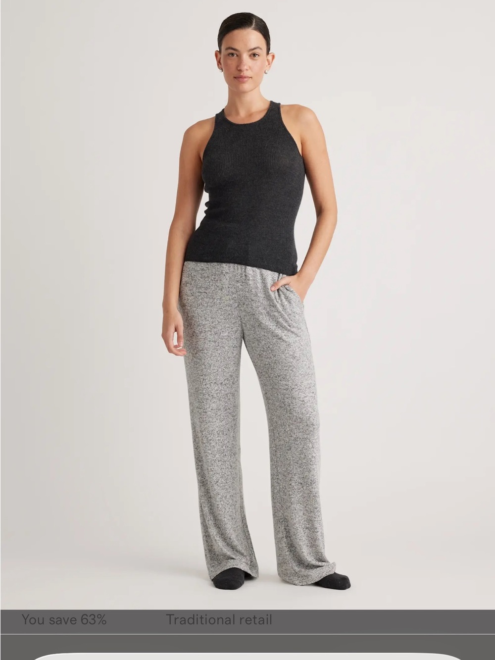 Quince lounge pants size S